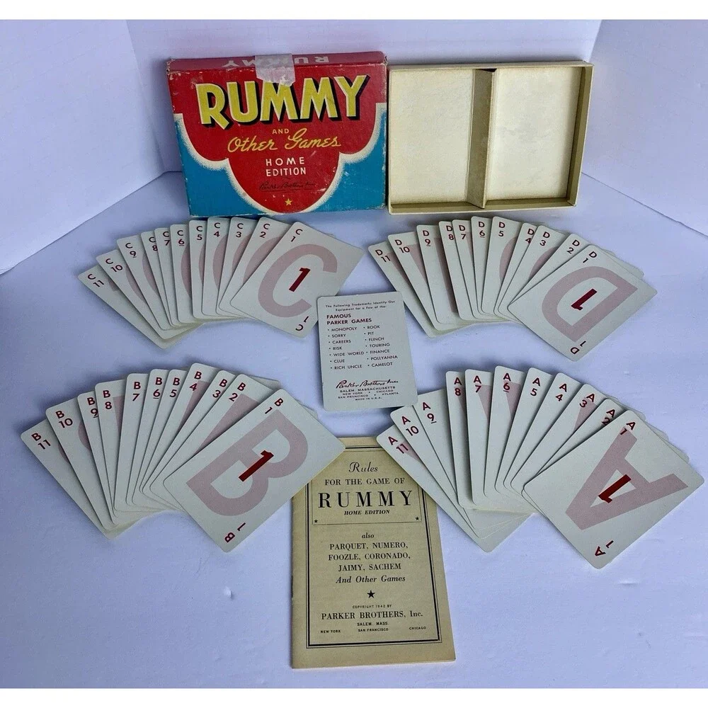 Parker Brothers 1942 rummy
